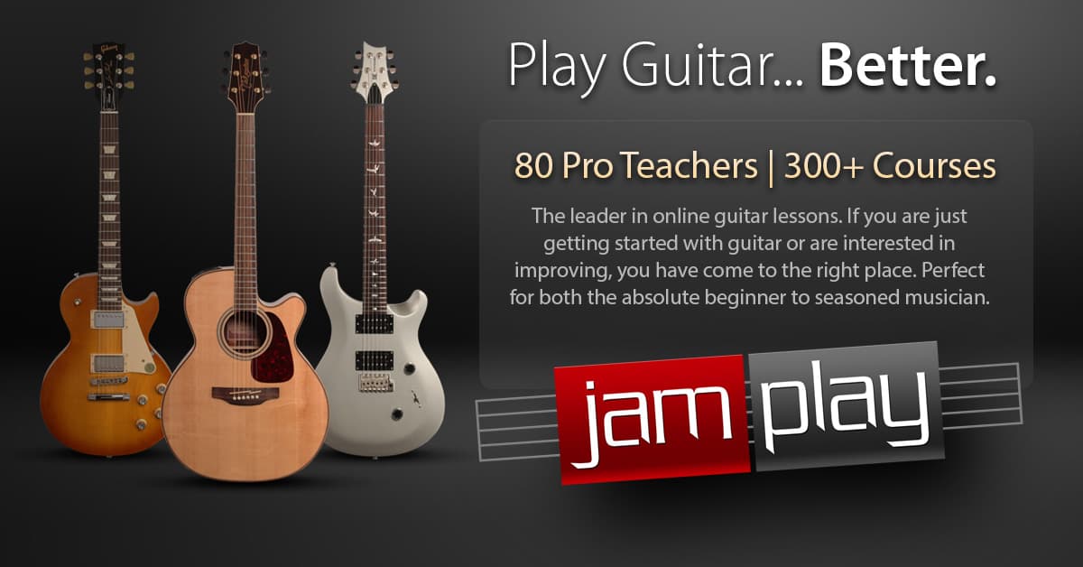 jamplay-banner-home jamplay review banner - online guitar lessons